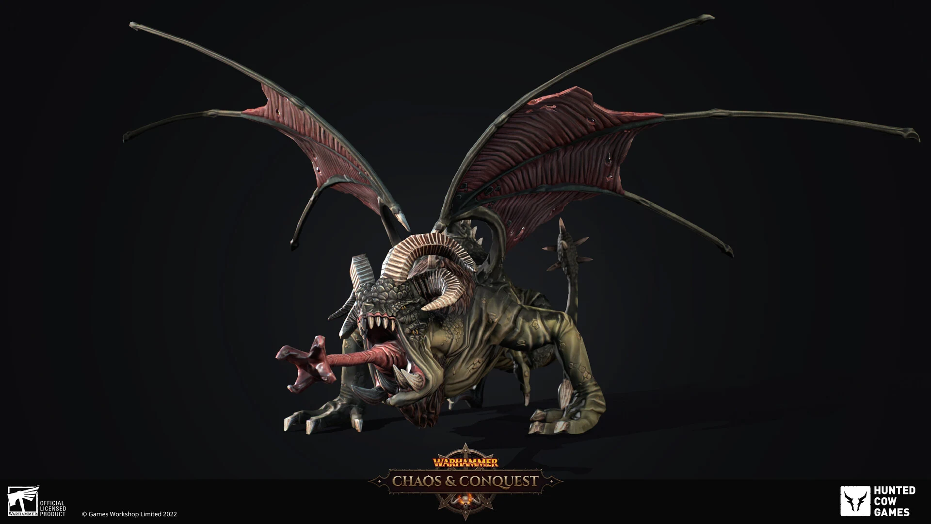 Jabberslythe fantasy creature in an action pose